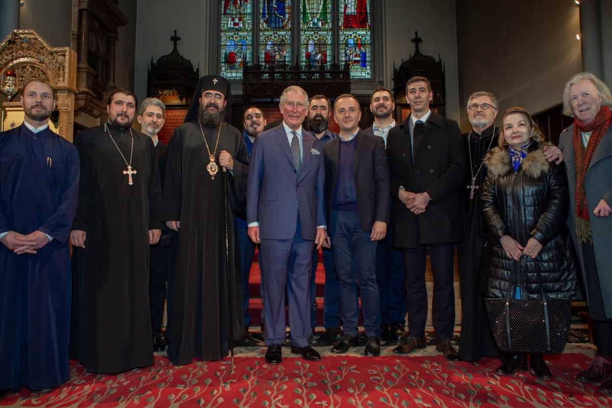 HRH The Prince of Wales in the Romanian Orthodox Church