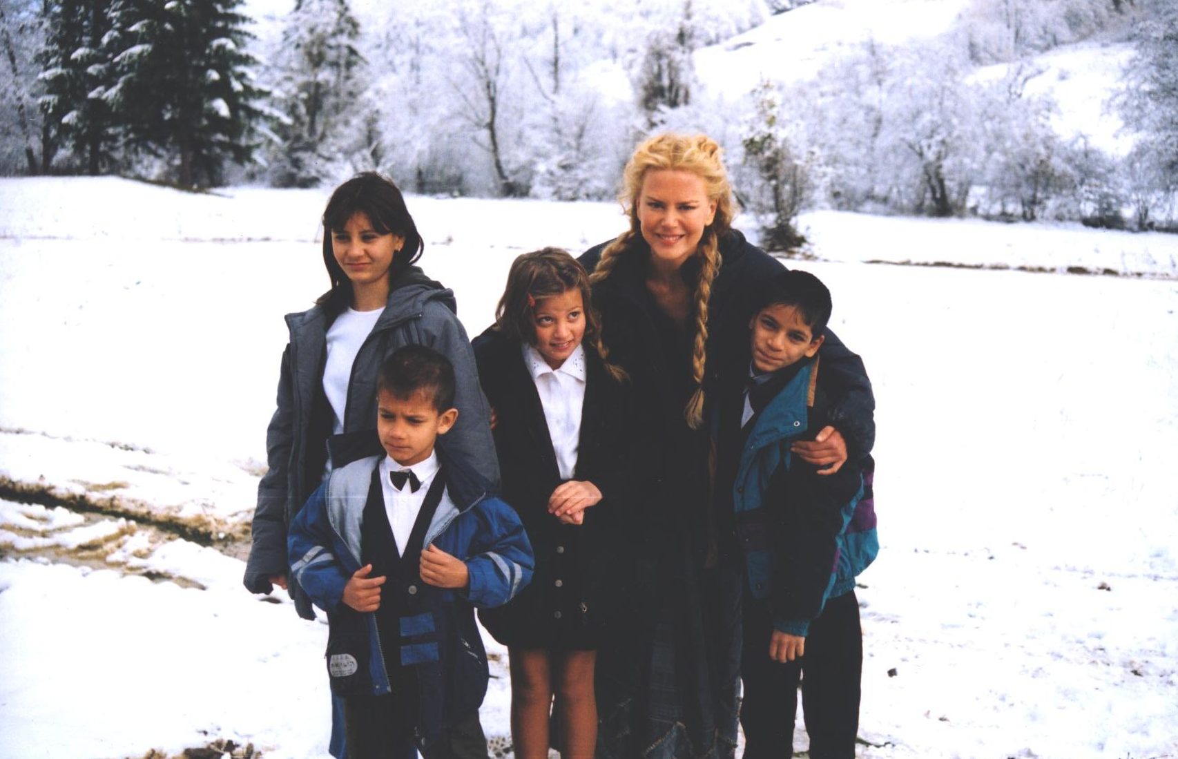 Nicole Kidman with FARA children